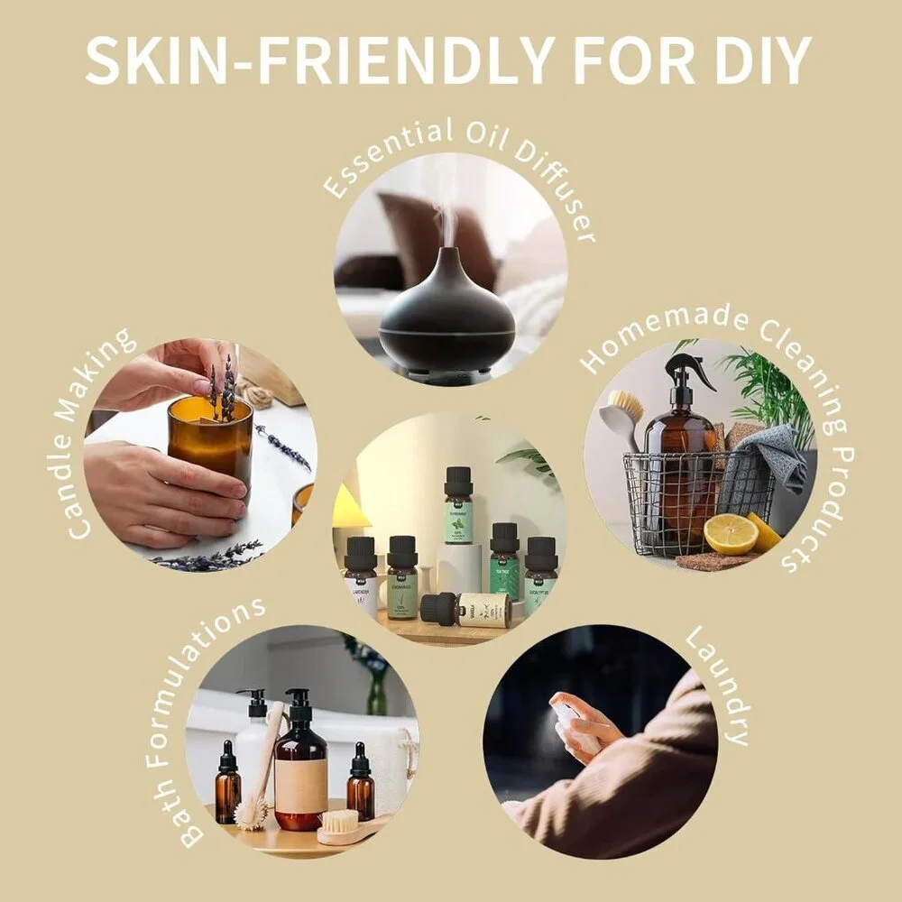 Essential Oils Set Top 6 Aromatherapy-Essential Oils for Diffuser for Home,Air F - Picture 5 of 6